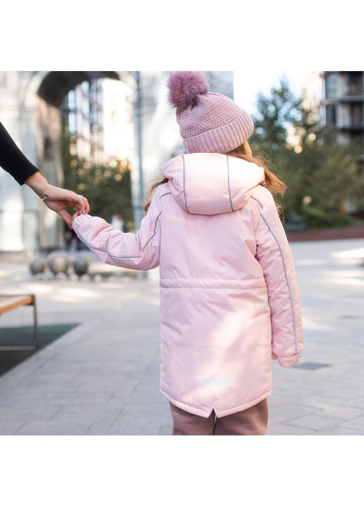 Пудровая зимняя куртка зимняя детская унисекс тrendy tot Trendy Tot 03-01145_000006676