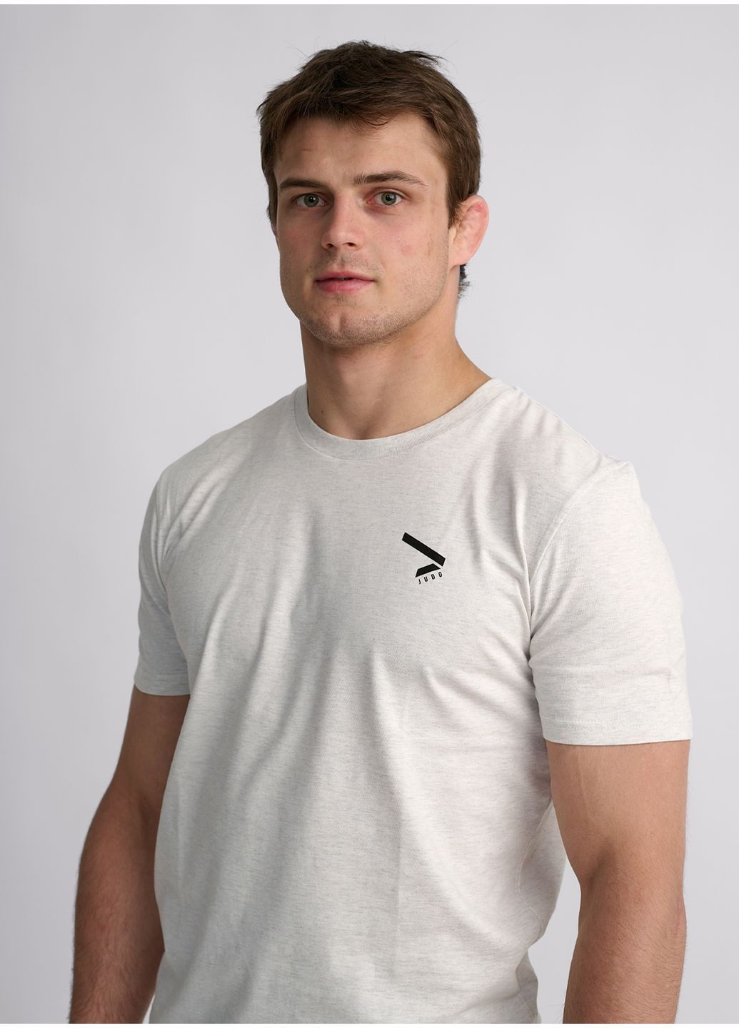 Світло-сіра футболка BIG PRINT IPPON GEAR (363330205)