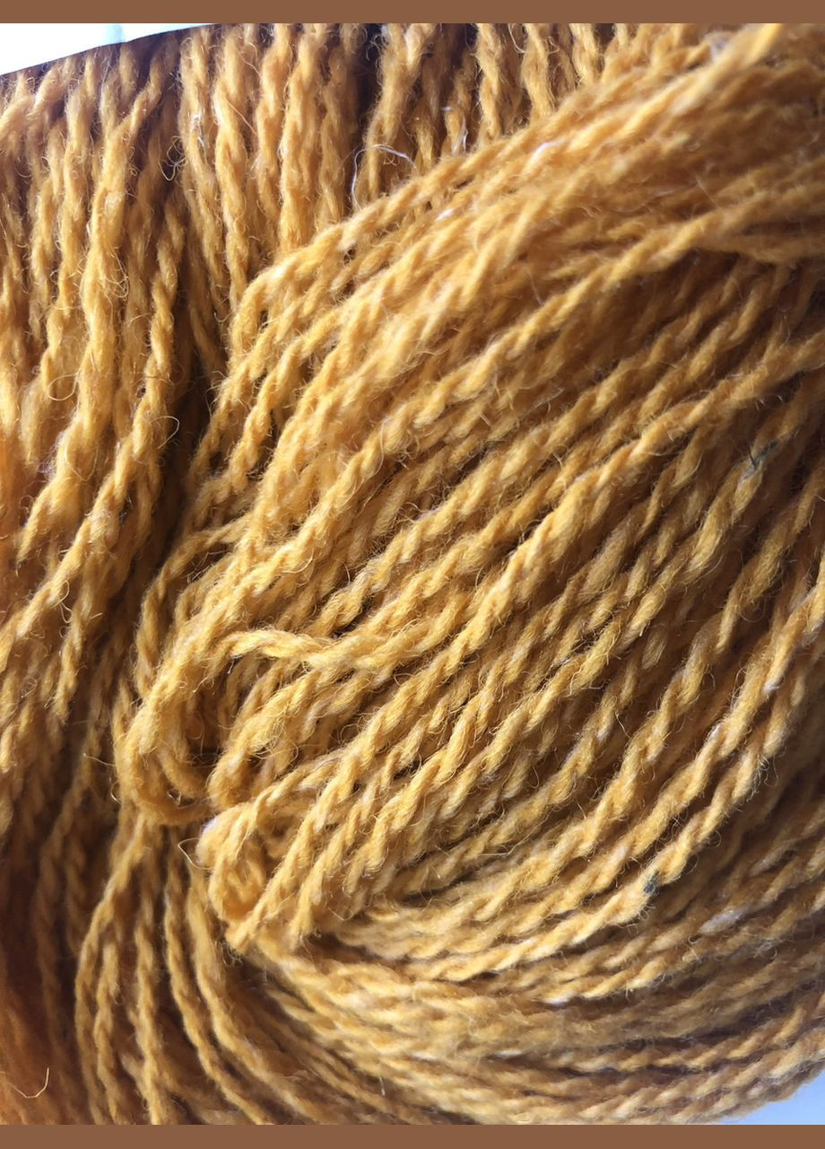 Нитки пряжа горчичный меринос «Северяночка» 100% шерсть No Brand (313859865)