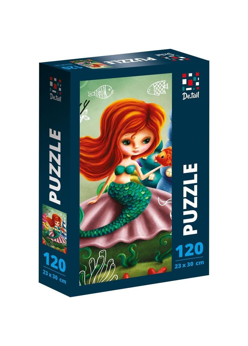 Пазлы Русалочка, 120 элементов () De.tail DT100-09 (366524778)