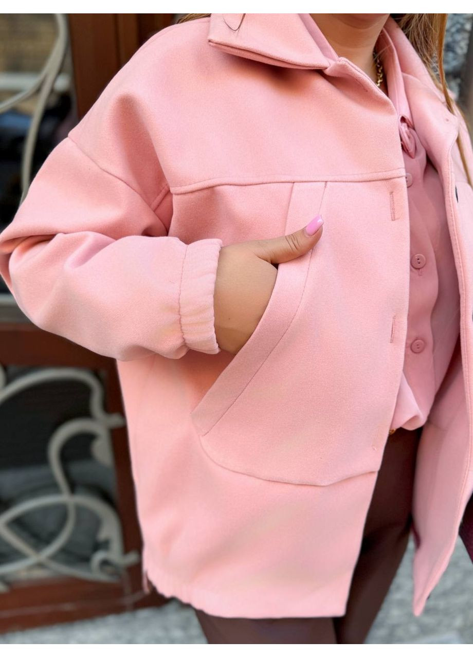 Розовое демисезонное Пальто Україна