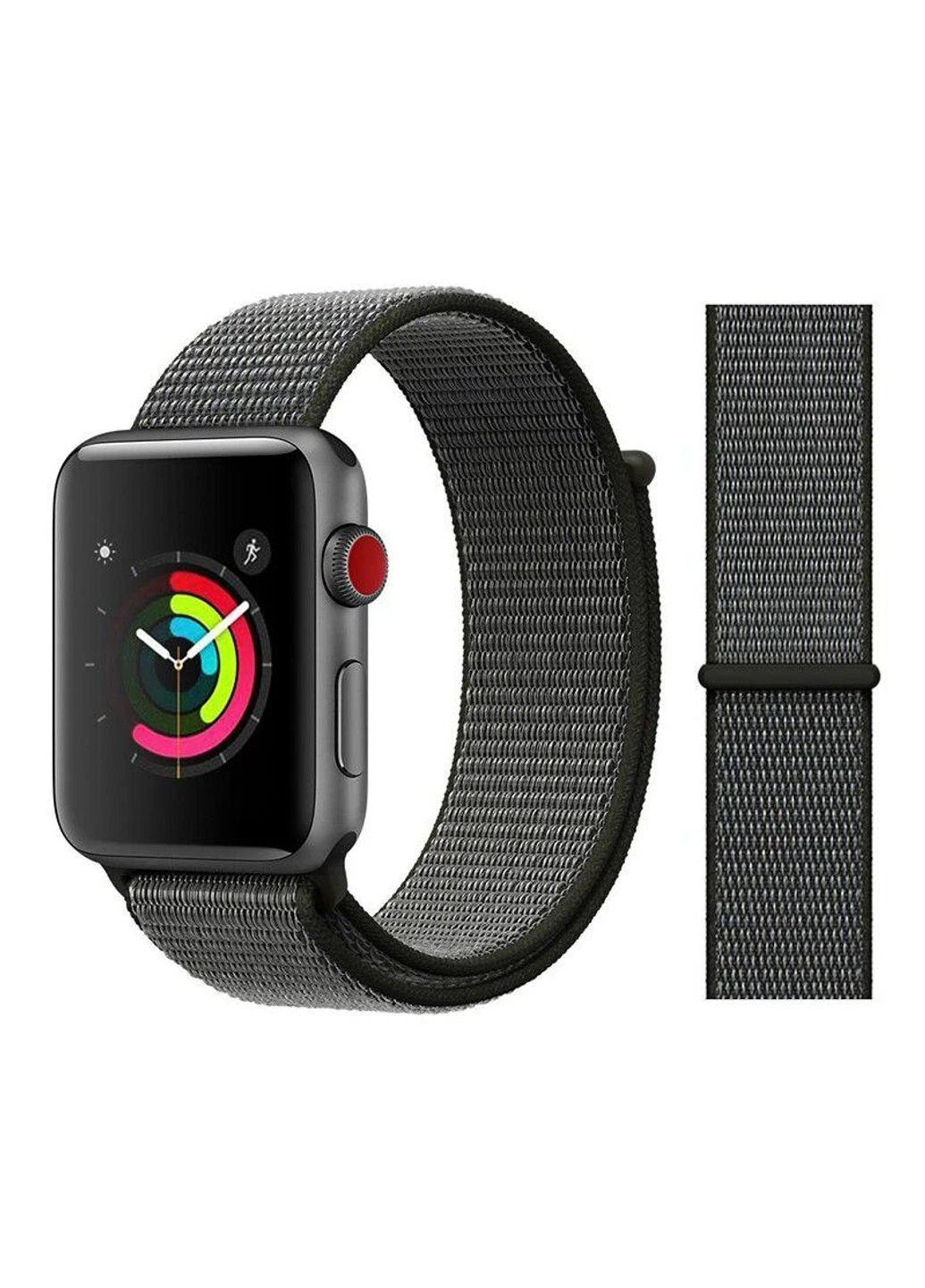 Нейлоновый ремешок для Apple Watch 42/44/45 mm No Brand (388436285)