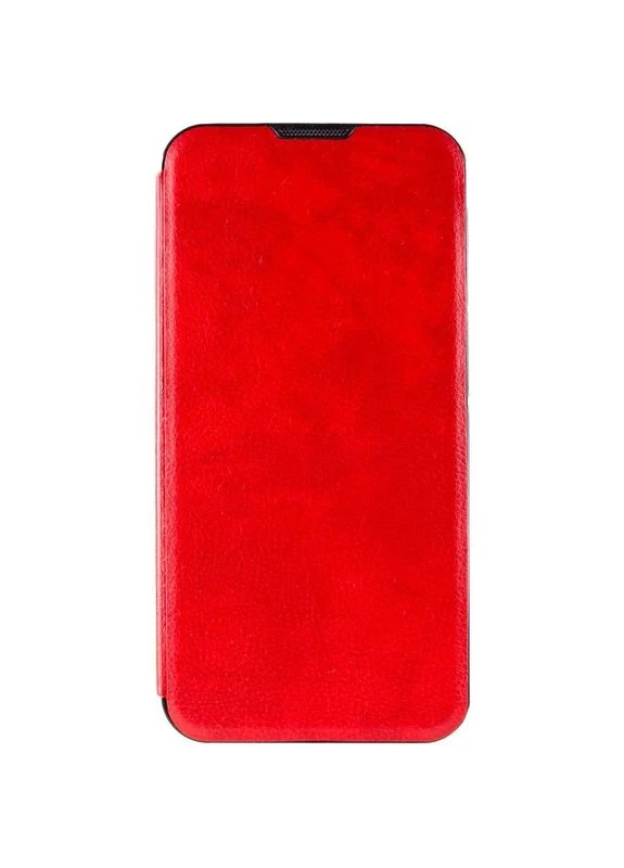 Чехол-книжка для Motorola Moto G15 4G искусственная кожа красный с функцией подставки 15х7х1 см No Brand (402058056)