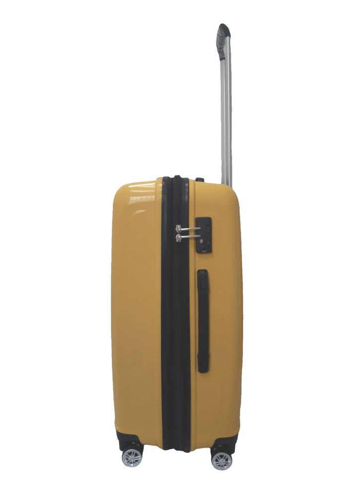Валіза дорожня Середня (М) Поліпропілен 241 70л 65x46x26см (Yellow) AIRTEX (297643450)