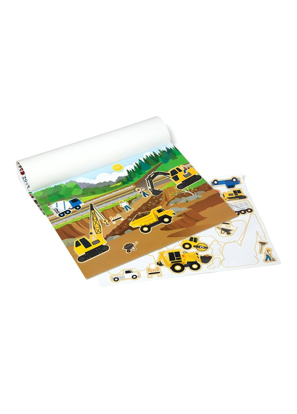 : Набір багаторазових наліпок 'Транспорт' Melissa & Doug (365876195)