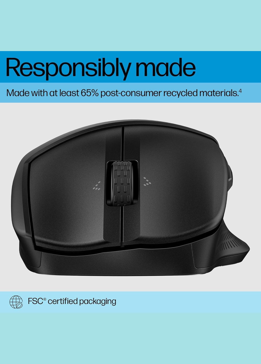 Миша 480 Comfort, BT, чорний HP (314780032)