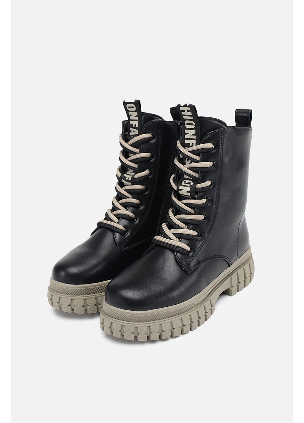 Черные зимние ботинки для девочки цвет черный cb-00286215 Kimboo