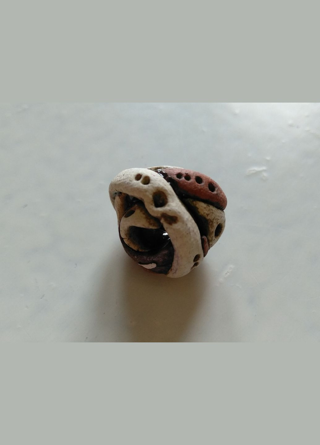 Керамическая бусина ручной работы "Сказочное Плетение №3" Коти&Ангели (301532924)