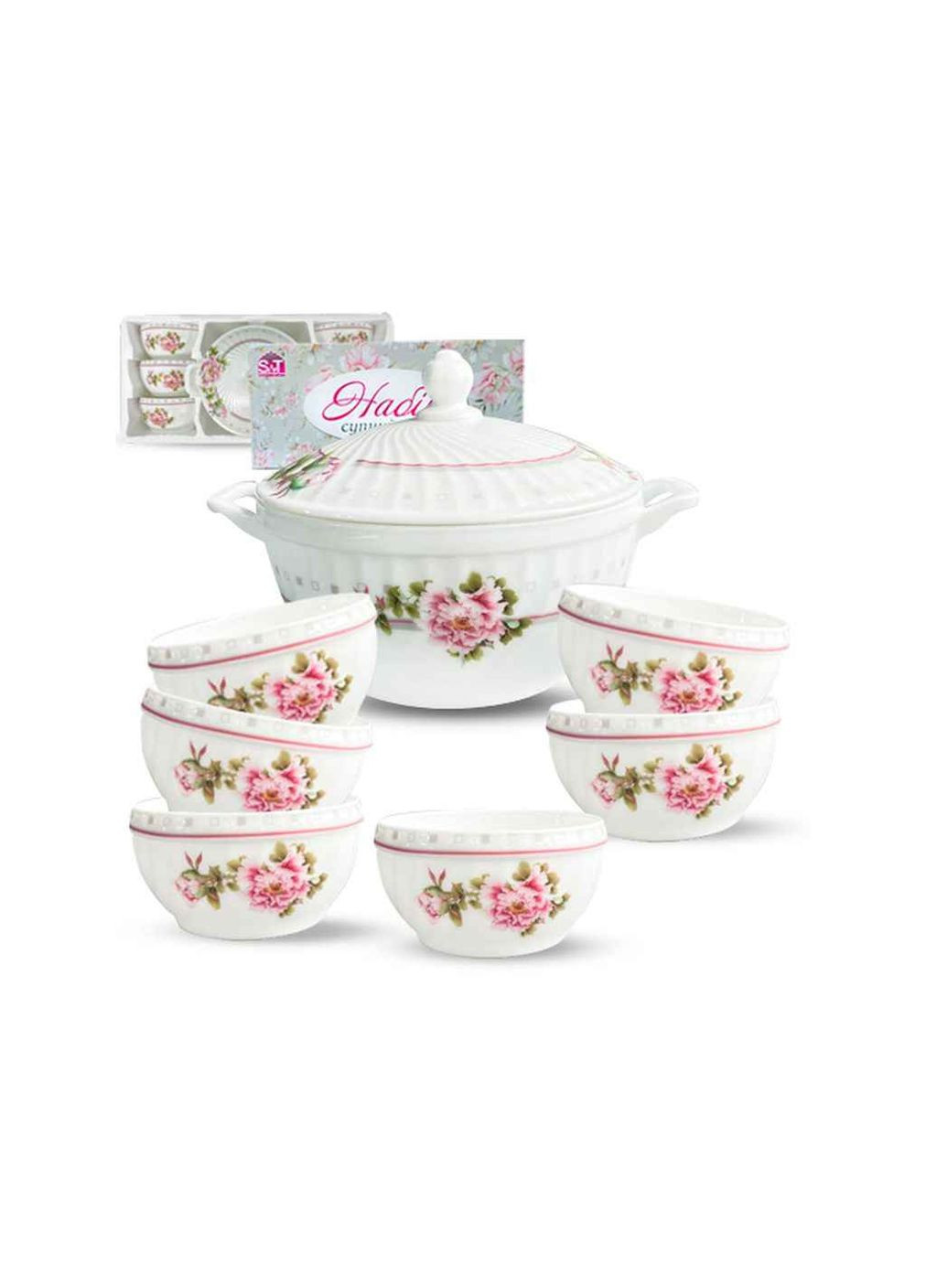 Набір cупний 7пр 30050-202095 "Піон" (2,5л; 740мл) SNT (364282680)