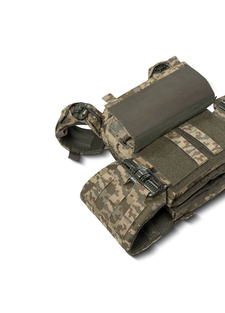 Бронежилет 3 уровня NIJ (PRO). Вес 3.5 кг. Полиэтиленовые плиты PGD-LW+ SAPI 1.5 кг. Пиксель (мм-14) Ukrarmor (333721887)