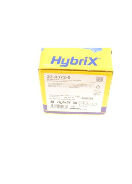 Колодки тормозные (передний) Kia Cerato 01-04/Carens 00-/Clarus 96-/Sephia 93-97/Shuma 97-04 22-0372-0 RU63 Metelli (362618212)