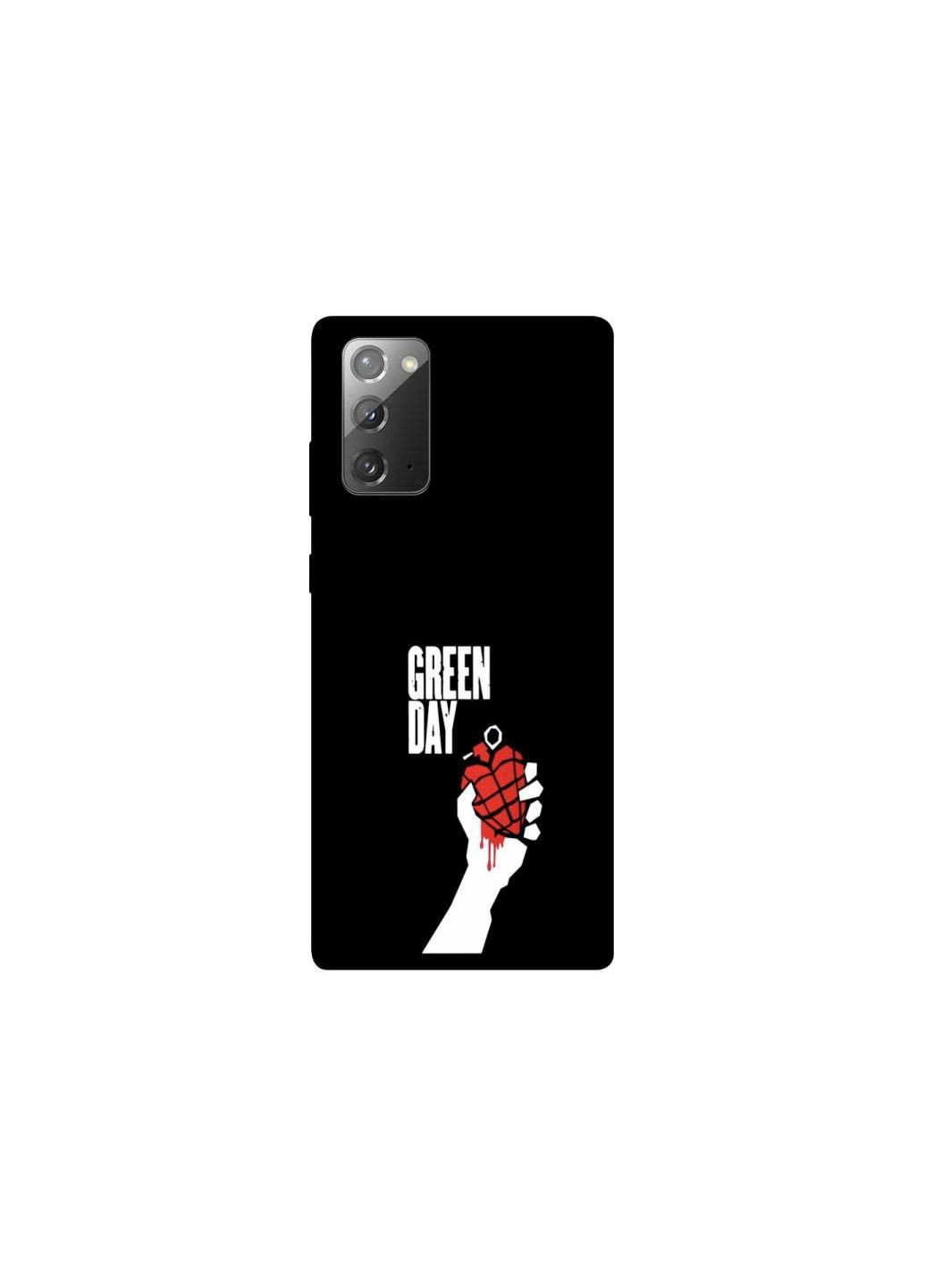 Чехол на Samsung Galaxy Note 20 Green Day logo Frontalka (361087783)
