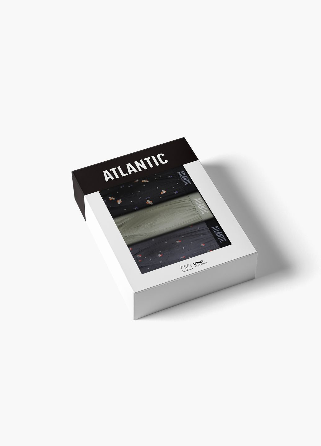 Труси чоловічі (3 шт) шорти Atlantic (329302989)