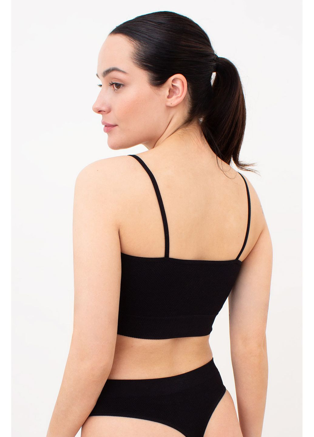 Безшовний топ на тонких бретелях Giulia TOP WITH STRAPS (351853902)