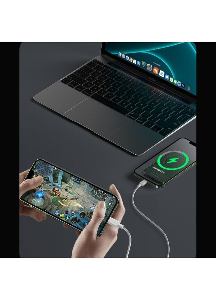 Бездротовий Повербанк MagSafe Power Bank для iPhone 10000mAh 20W Магсейф Павербанк з бездротовою зарядкою Q9, Green Baseus (369776220)