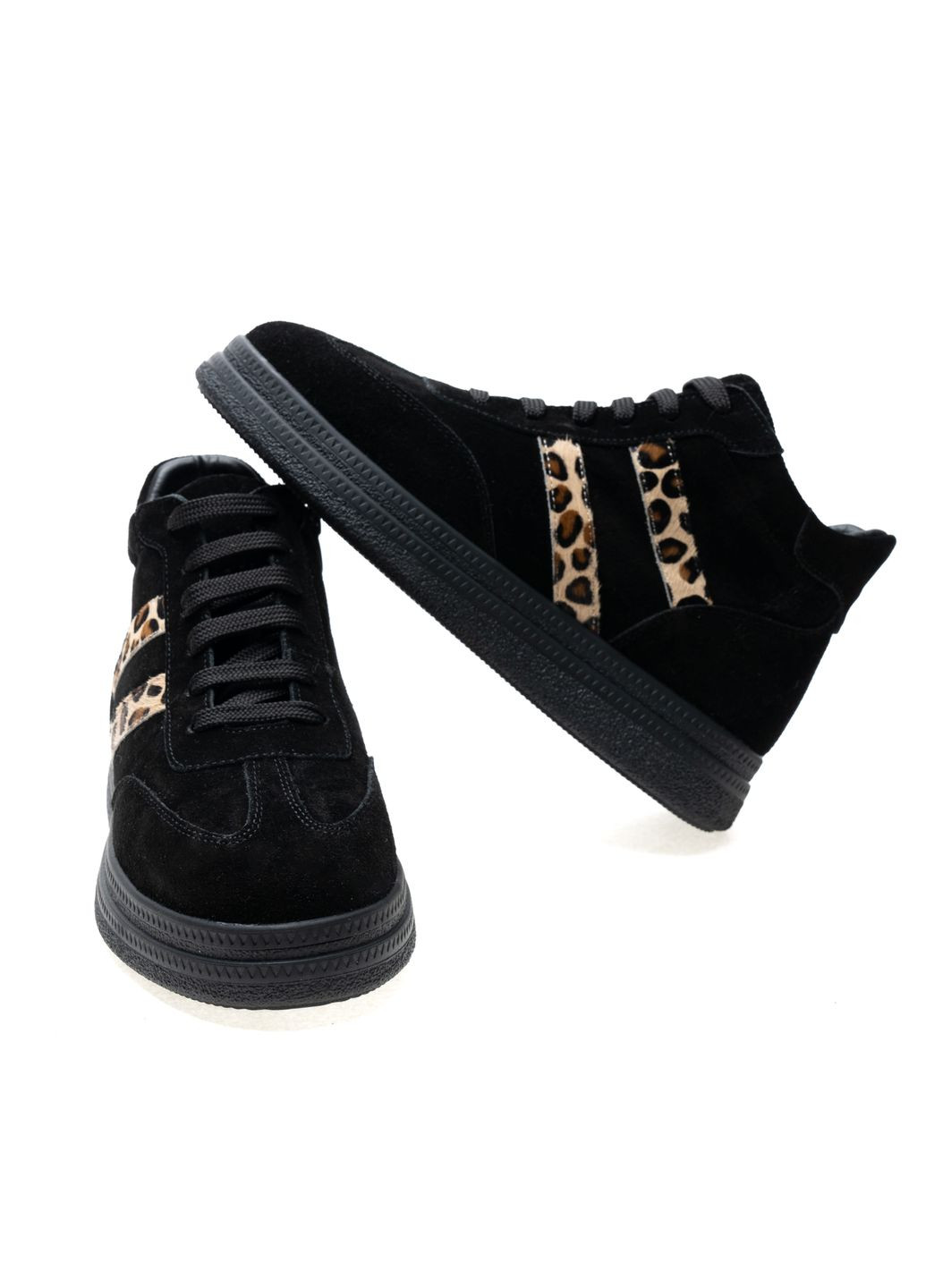 Зимние ботинки 01505 черные Bengzo Baldini из натуральной замши