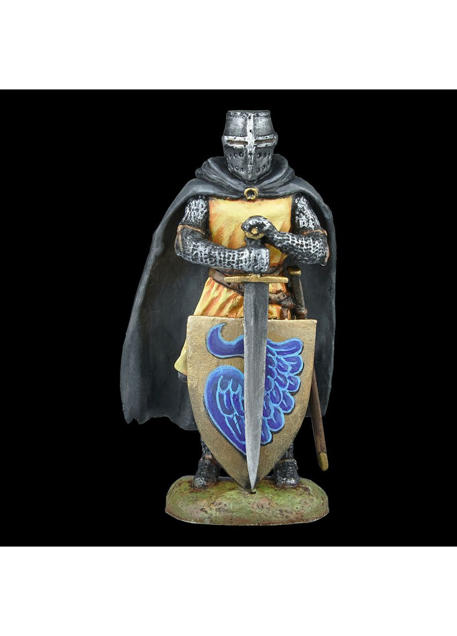 Статуэтка крашеная 1 Рыцарь Тевтонского ордена 6,5 см из металла и олова, коллекционная, антиквариат, подарок коллекционеру Artfactory (361859123)