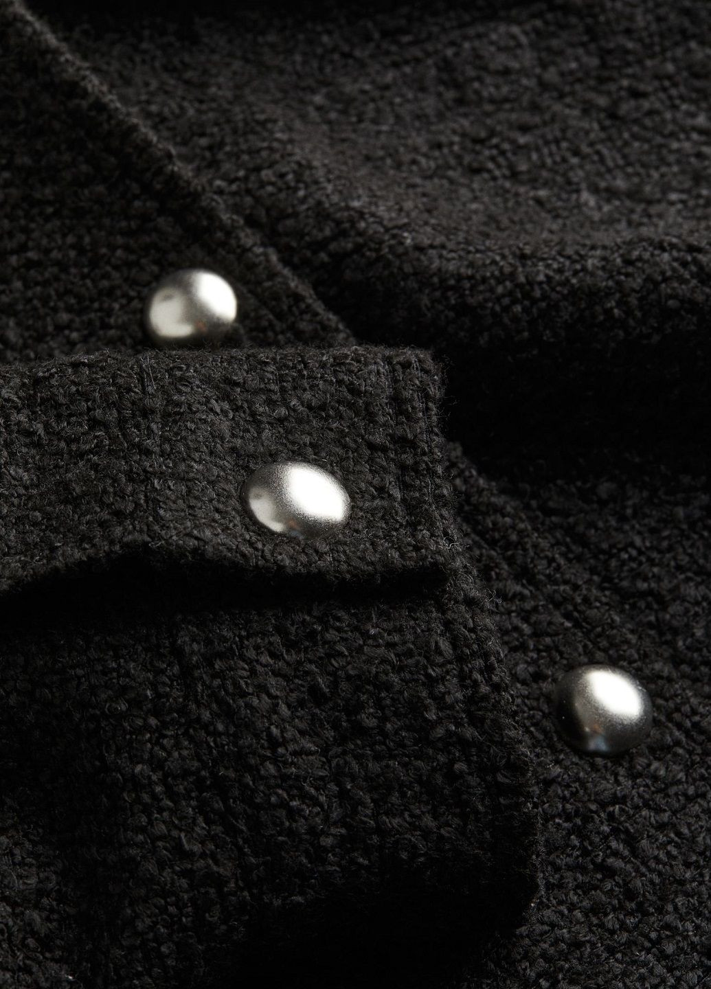 Чорна демісезонна куртка H&M