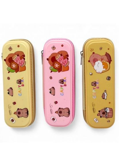 Пенал "Капібара" (застібка блискавка, органайзер для ручок, в коробці) MIC (361416674)