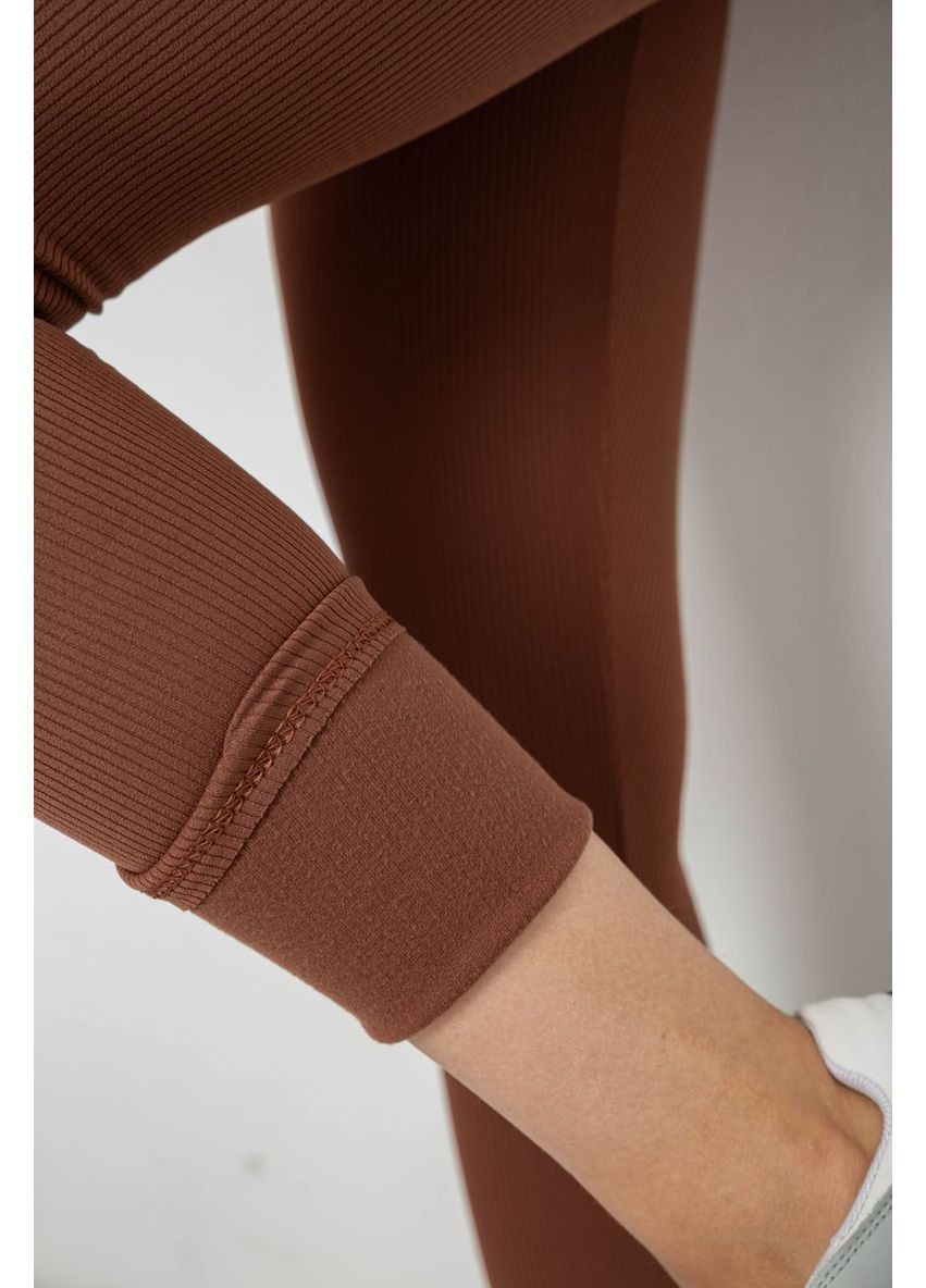 Лосины однотонные в рубчик утепленные на флисе, 238R605 Ager (363188630)