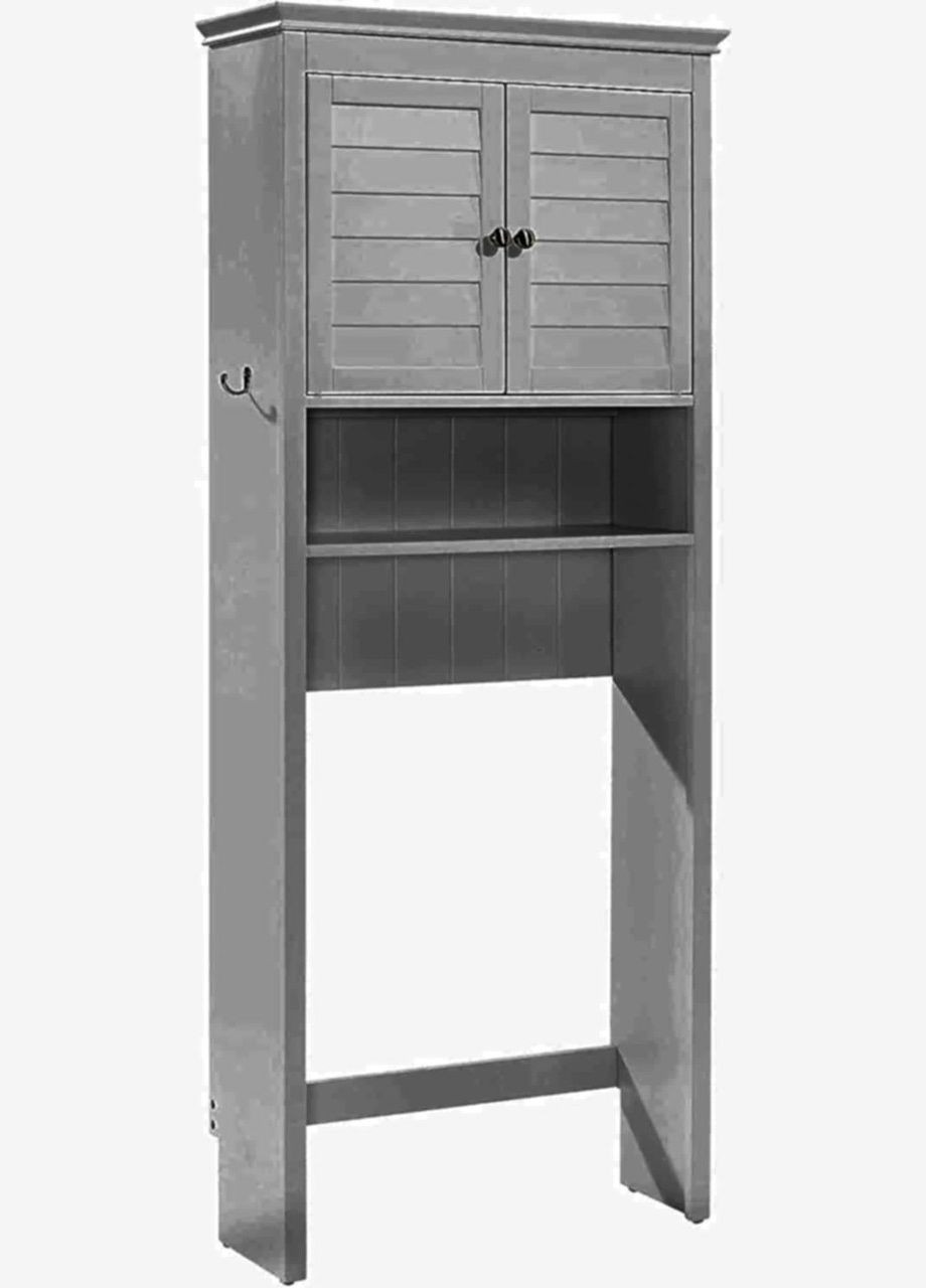 Стелаж над унітазом з дерева Азрак маренго (СУТ-001319) No Brand (328293385)