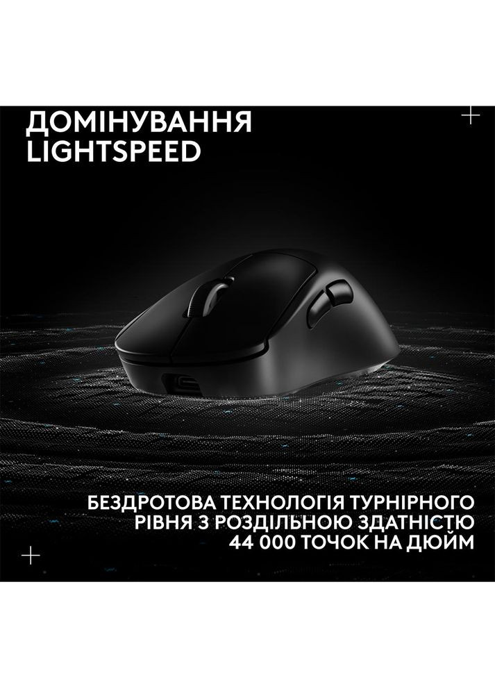 Миша G Pro X Superlight 2 Dex Black (910-007357) Logitech (332613129)