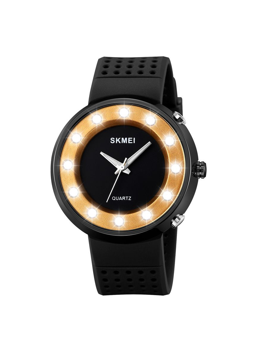 Годинник 2132GD Gold чоловічий спортивний кварцовий з водонепроникністю 30 м стрілочний з підсвічуванням ProDobro (367265137)