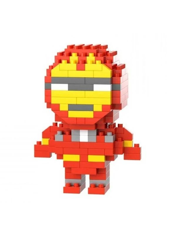 Дитячий 3D конструктор Bricks фігурка "Iron Man" із мініблоків 150 деталей піксельні блоки 7 см (AA1051) Magic (398821237)
