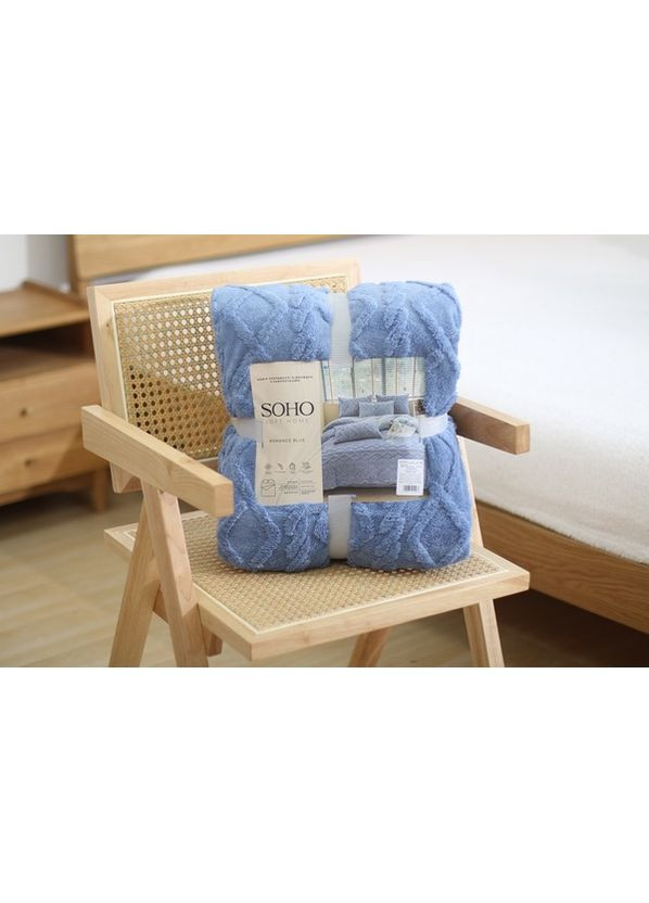 Набор текстиля Одеяло 200х220 см + 2 наволочки 50х70 см Romance Blue Soho (362669453)