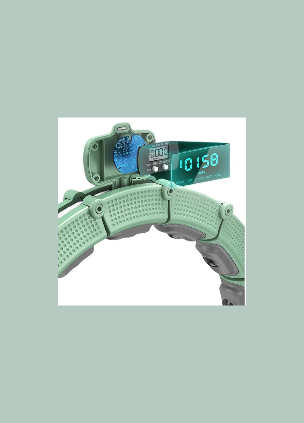 Хула-хуп с магнитами и весом Weight Hoop Lite 69-135 см inSPORTline (372713138)