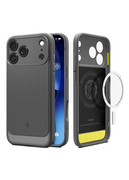 Протиударний чохол Rugged Armor MagSafe Gray для (ACS10330) Spigen iPhone 17 Pro (367191280)