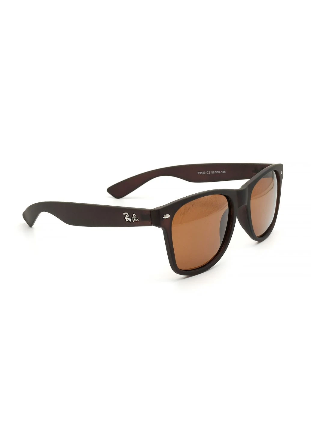 Сонцезахисні окуляри R-B polarized коричневі, матова оправа No Brand 2140 (341357753)