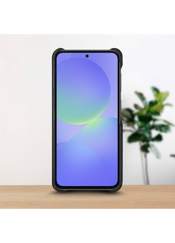 Кожаная накладка WoodBacker для Samsung Galaxy A36 Чёрный (79341) Stenk (359472717)