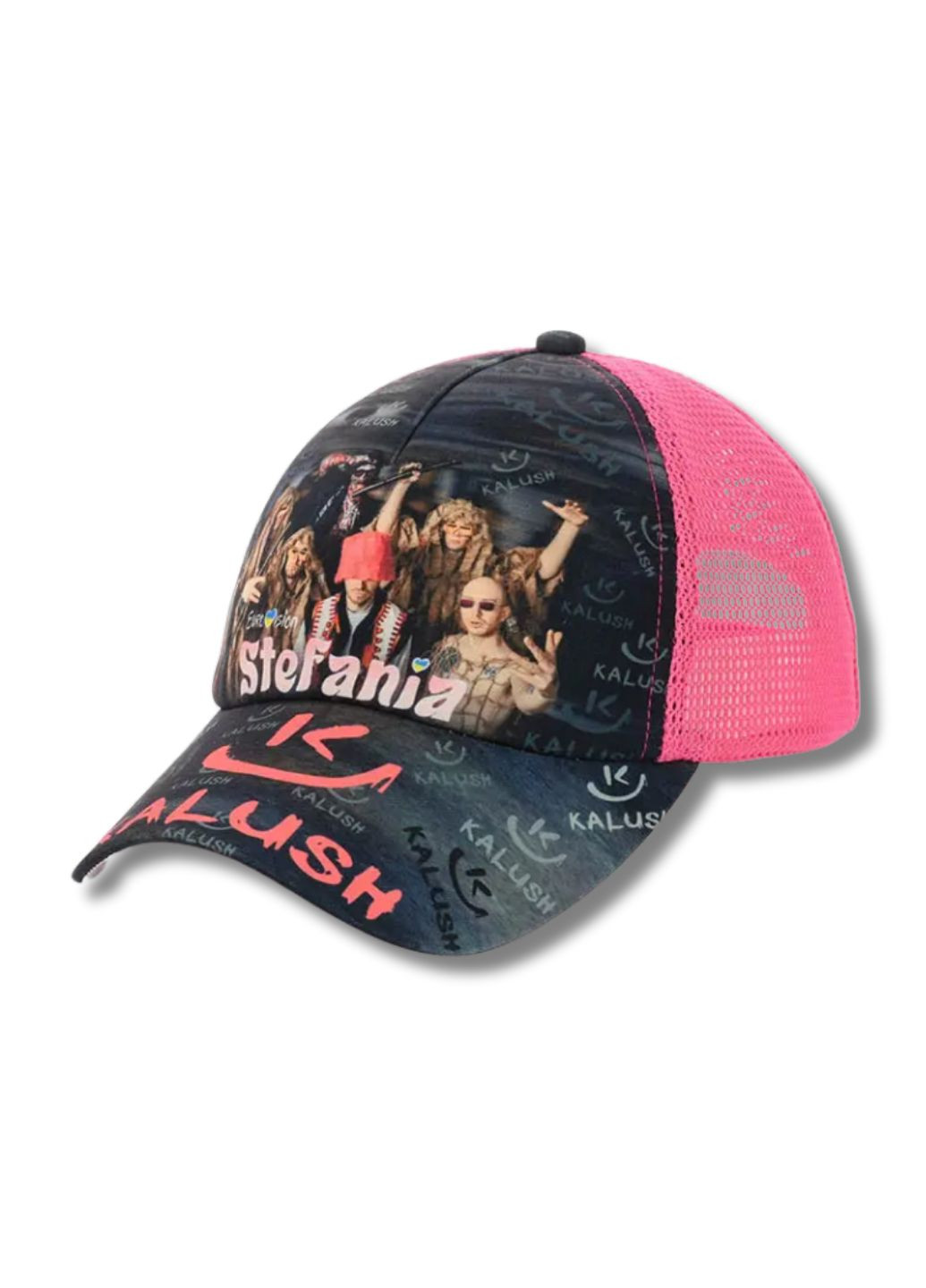 Летняя кепка с сеткой Калуш Стефания No Brand Кепка із сіткою та принтом (334673619)