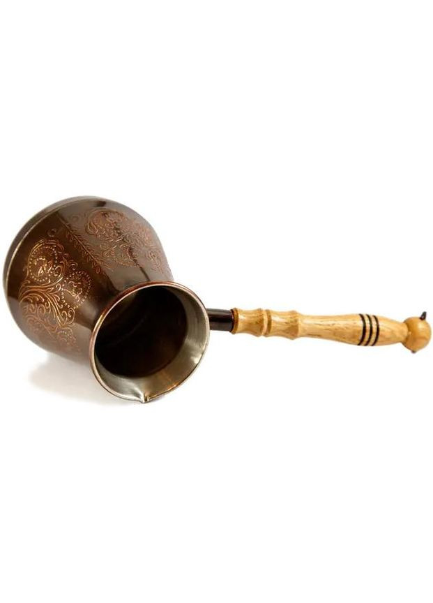 Медная турка 500мл Copper Style с гравировкой Знаки Зодиака для кофе и чая кофейник медный S&T (368977449)