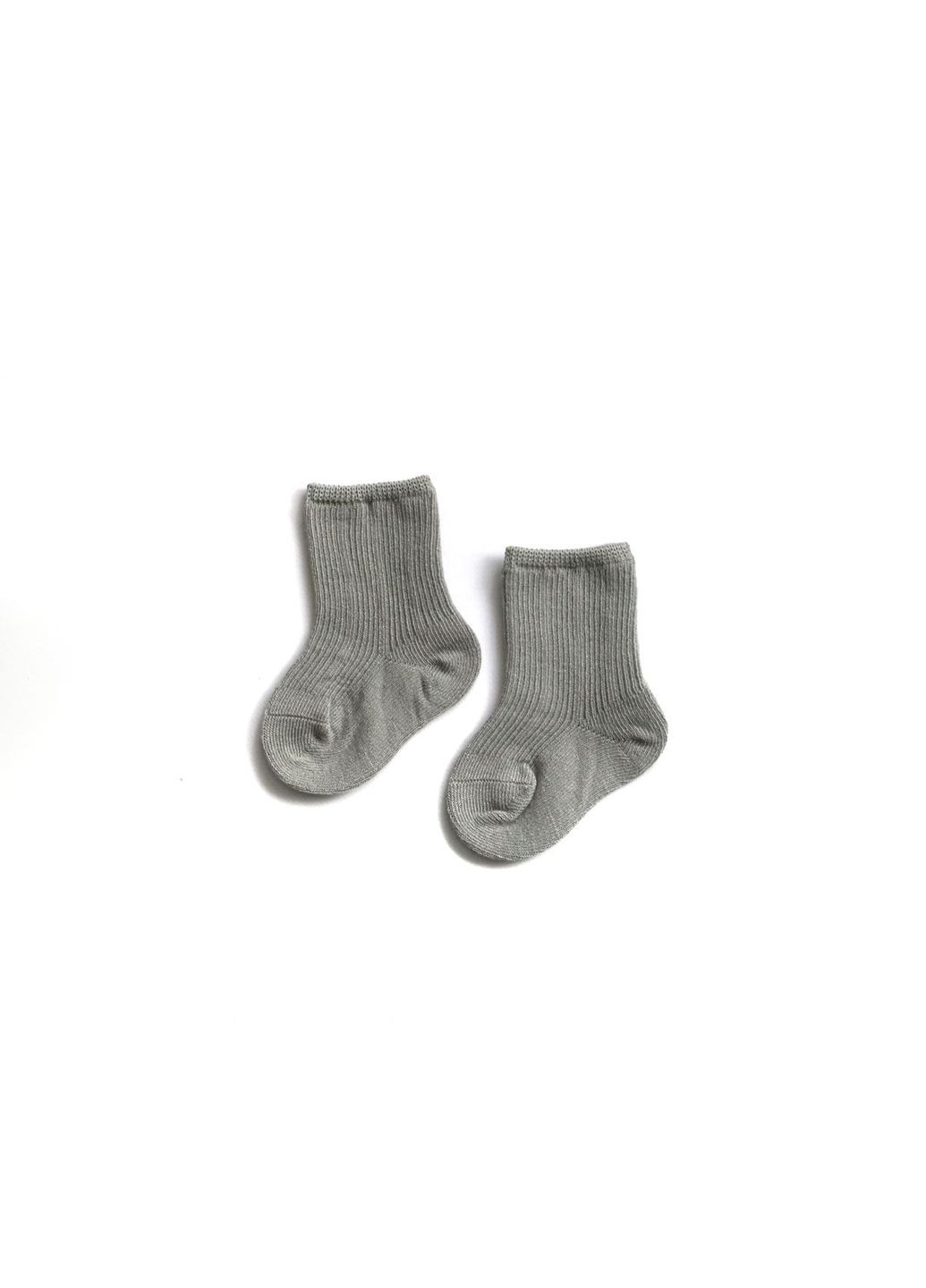 Шкарпетки трикотажні сірі No Brand (294207689)
