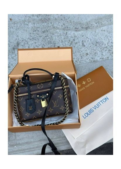 Сумочка жіноча шкіряна коричнева Сумка Louis Vuitton Vanity луі віттон No Brand (365250879)