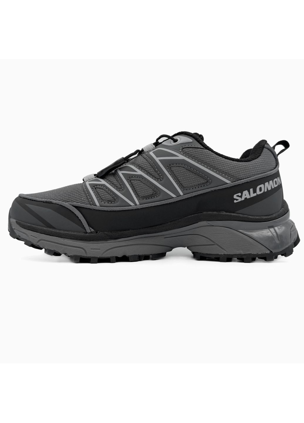 Серые демисезонные кроссовки мужские salomon xt-6 expanse gtx grey / black саломон xt-6 No Brand