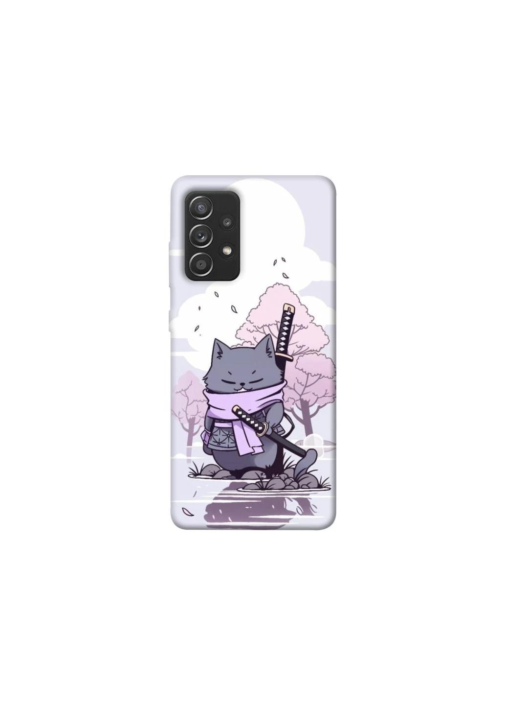 Чохол на Samsung Galaxy A52 4G / A52 5G Samurai cat Frontalka (354689896)