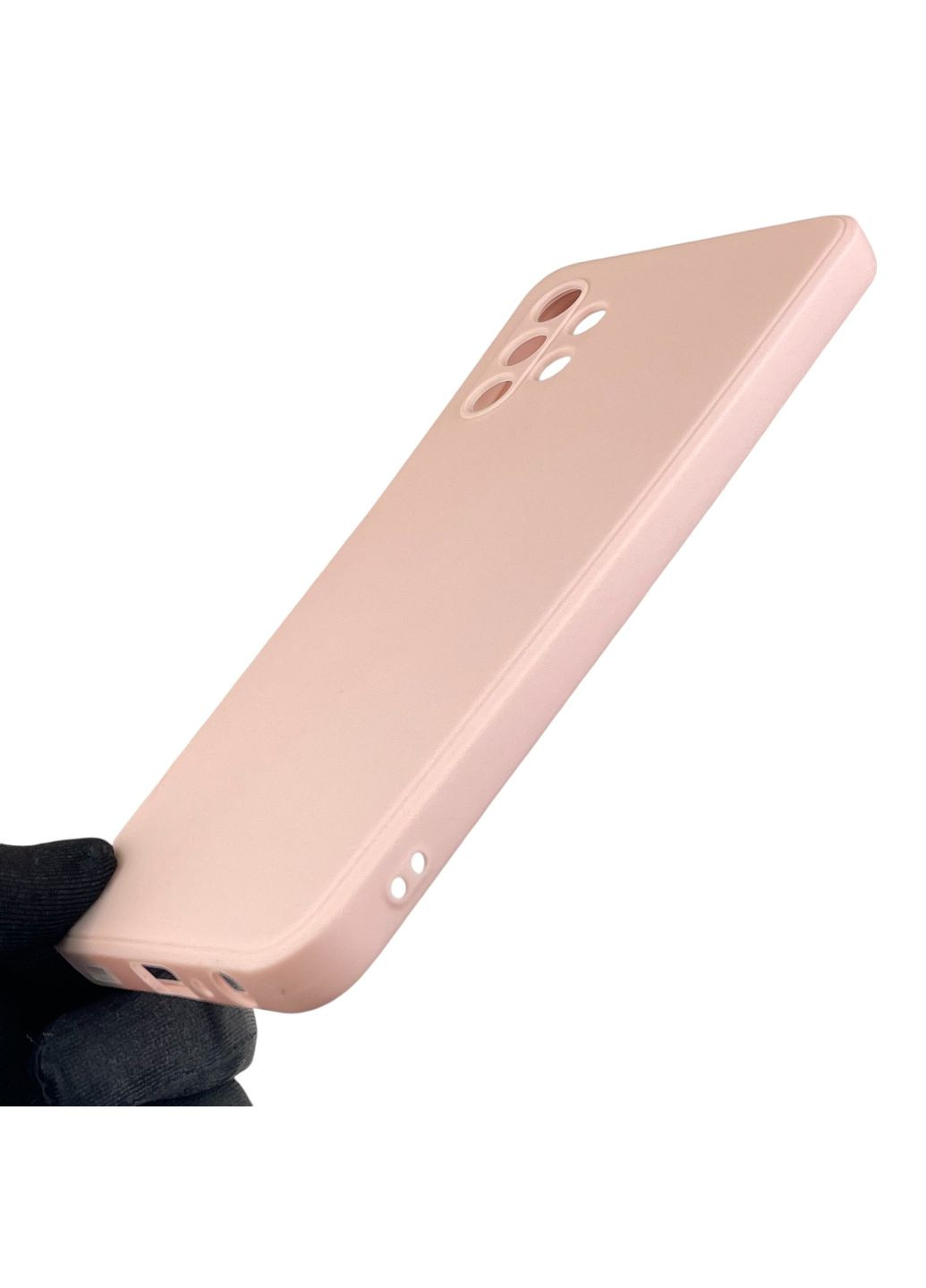 Чохол для Galaxy A32 5G (SM-A326F) з квадратними гранями із захистом камери на самсунг а32 5г пудровий Samsung (366019928)