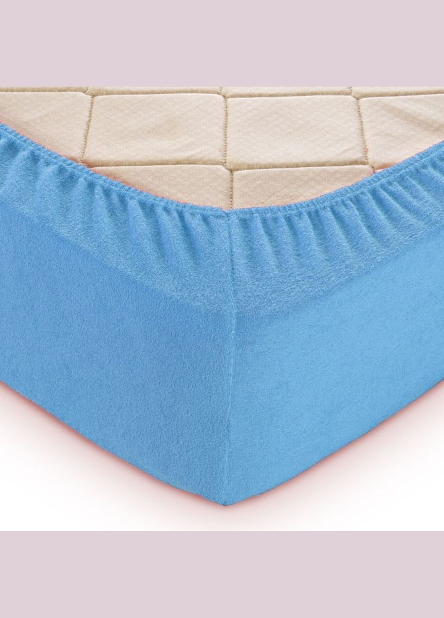 Махровая простынь на резинке 160х200 MH3 Ananasko (322859857)