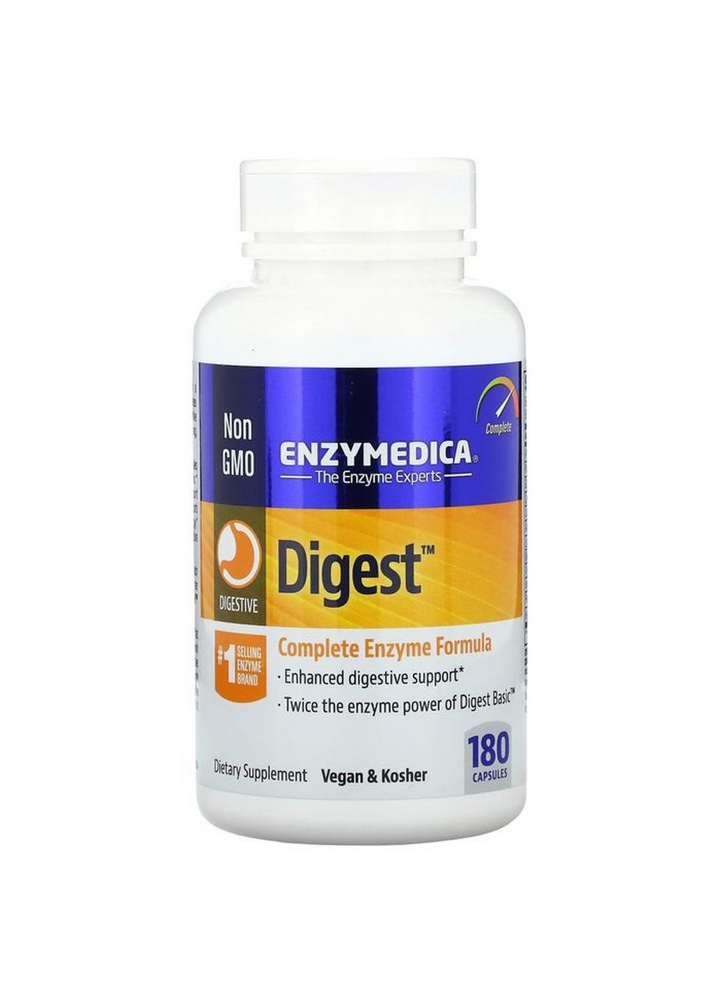 Натуральная добавка Digest, 180 капсул Enzymedica (293421005)