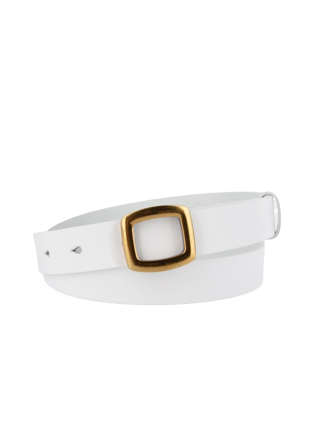 Ремінь шкіряний жіночий НС-2558 (110 см) білий HandyCover (366062736)