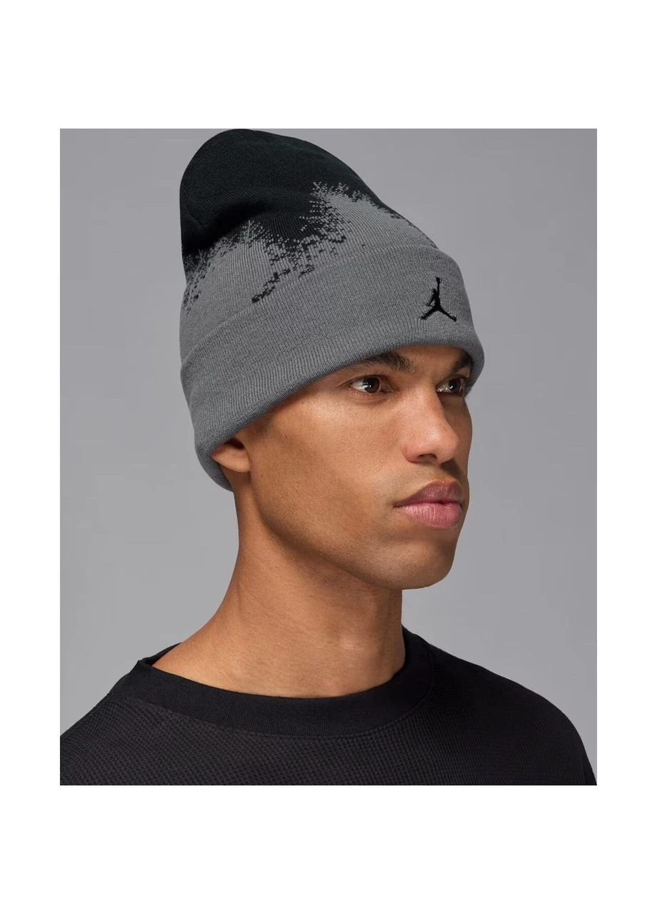Шапка серо-черная HV1077-068 Nike JORDAN PEAK BEANIE (402770979)