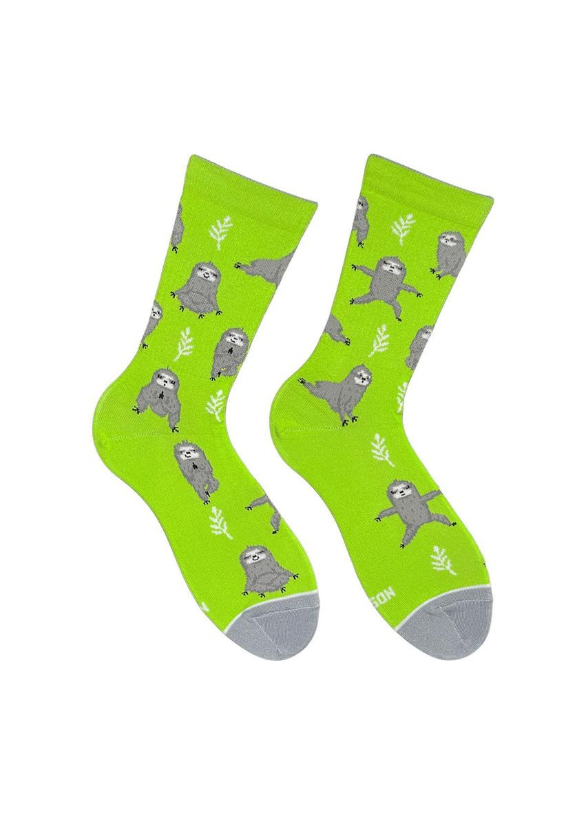 Салатовые носки р.36-40 длинные ленивцы Noskar (369802126)