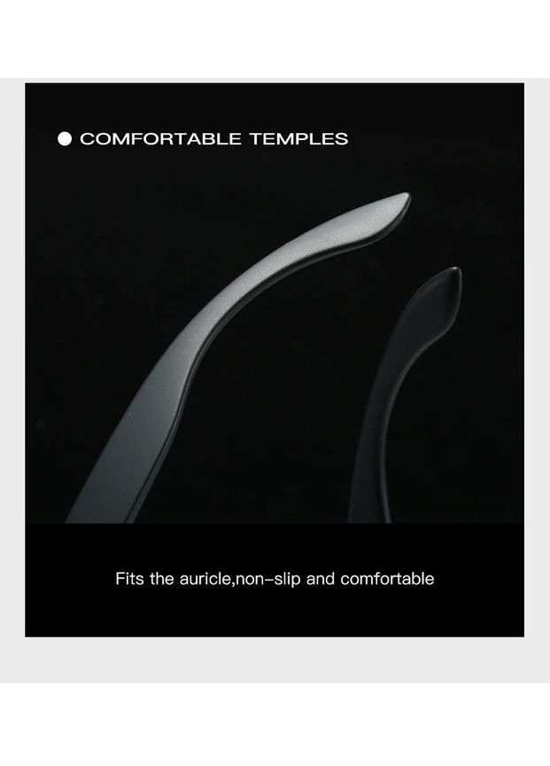 Мужские солнцезащитные поляризационные очки UV400 Karos Фотохромные очки для водителя Черные с красными зеркальными линзами No Brand (370169348)