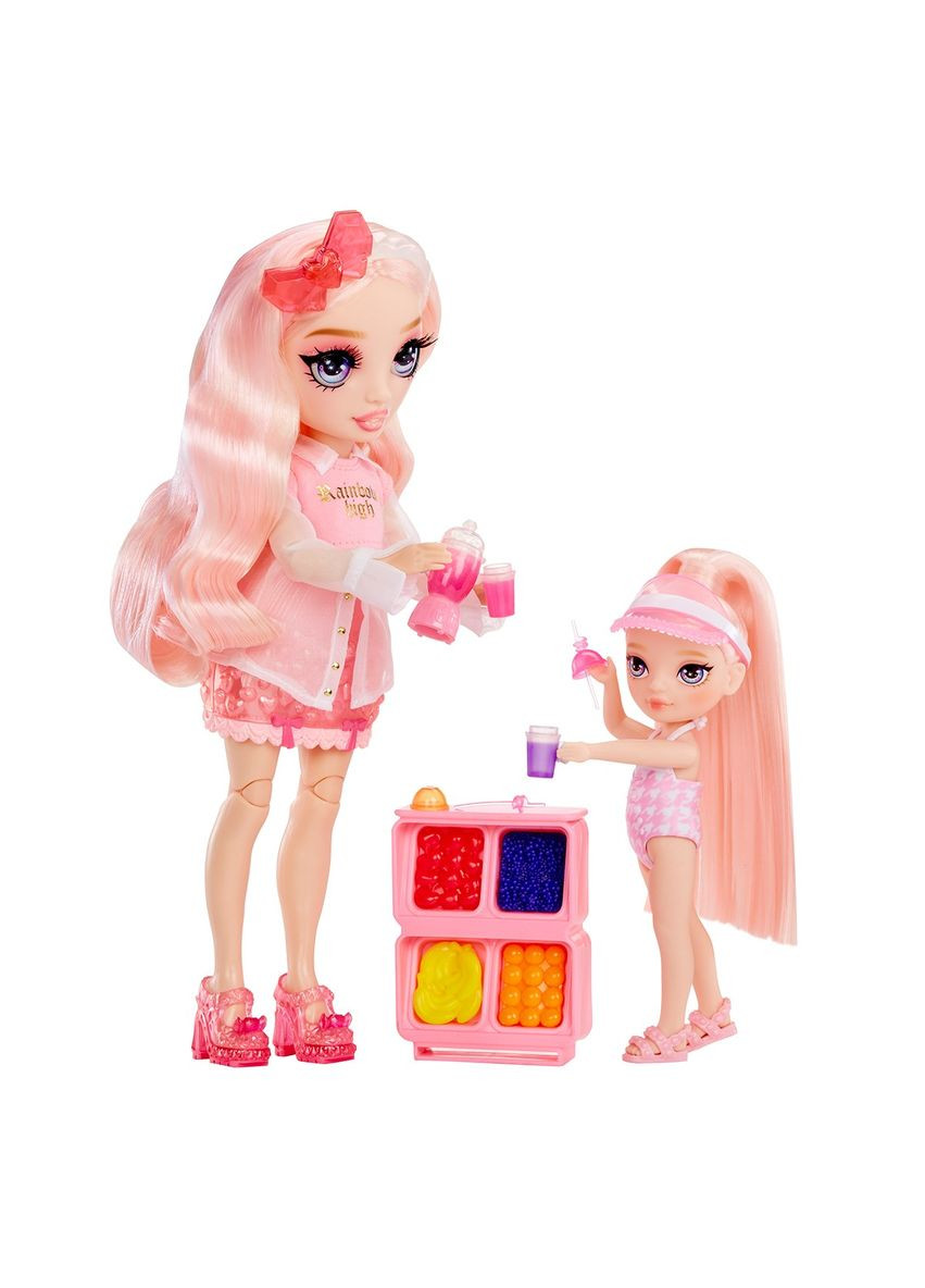 Ігровий набір з лялькою серії "Littles" – ВЕСЕЛКОВЕ СВЯТО В БАСЕЙНІ (з аксес.) Rainbow High (316321787)