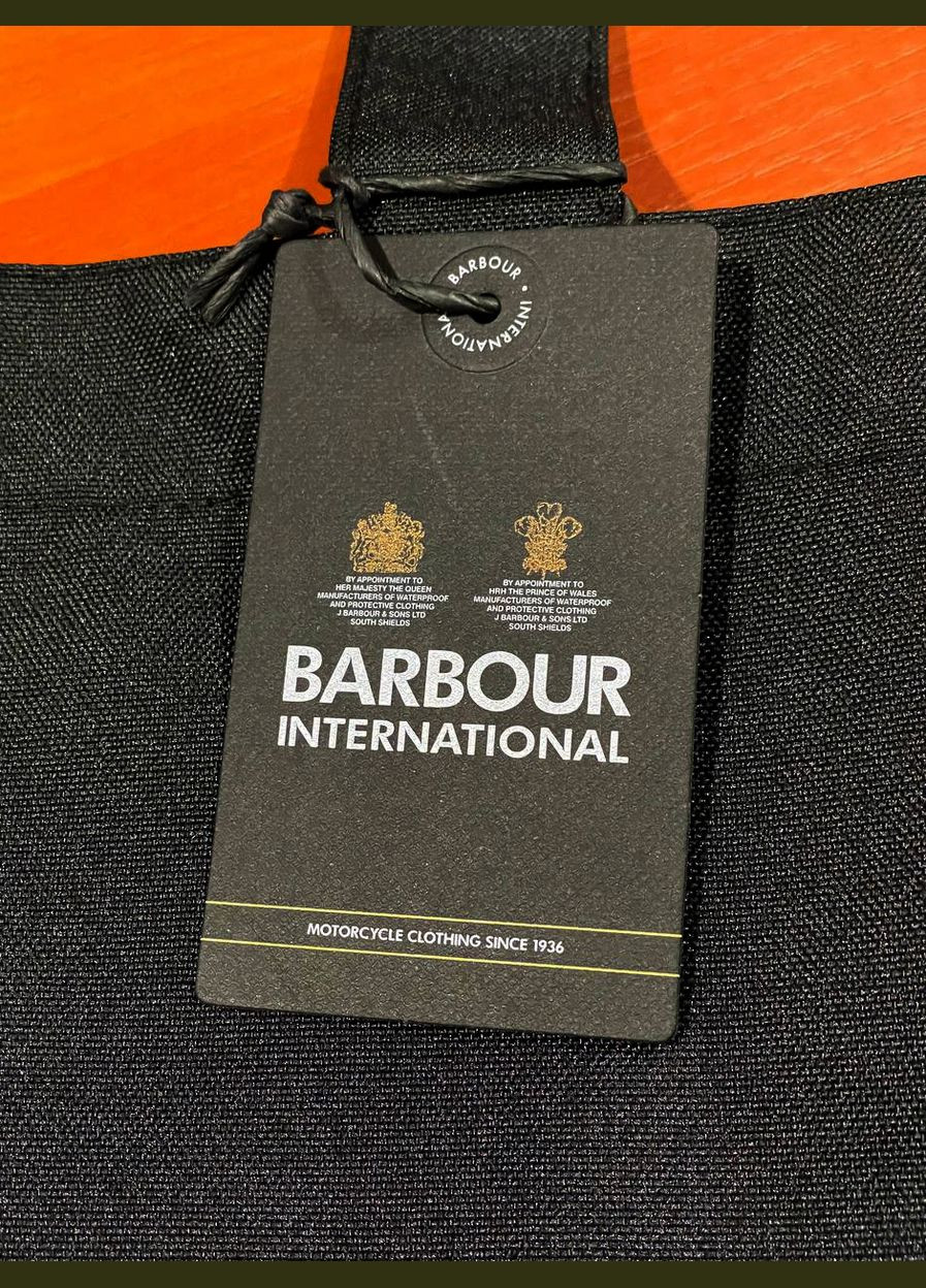 Сумка на плече шопер Barbour International Apex Shopper Black (311199675)