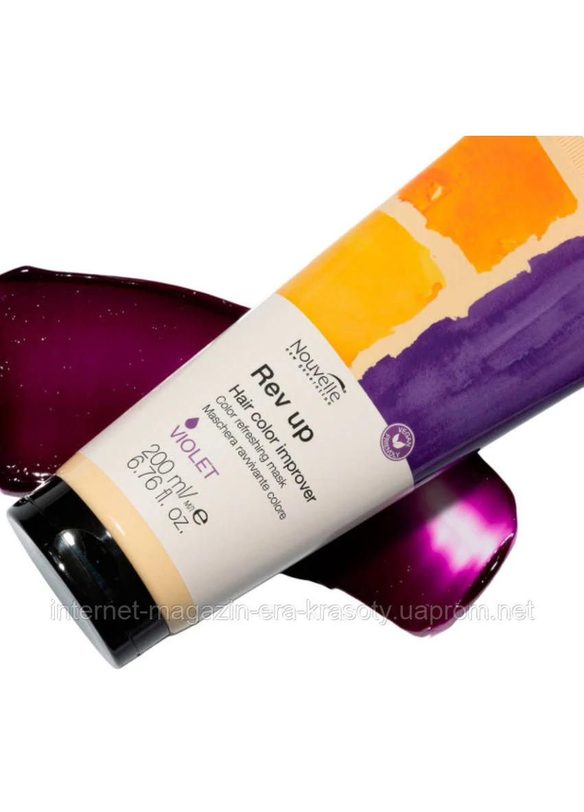 Маска для підтримки кольору волосся Viola Фіолетовий Rev Up Color Refreshing, 200 мл Nouvelle (396361977)