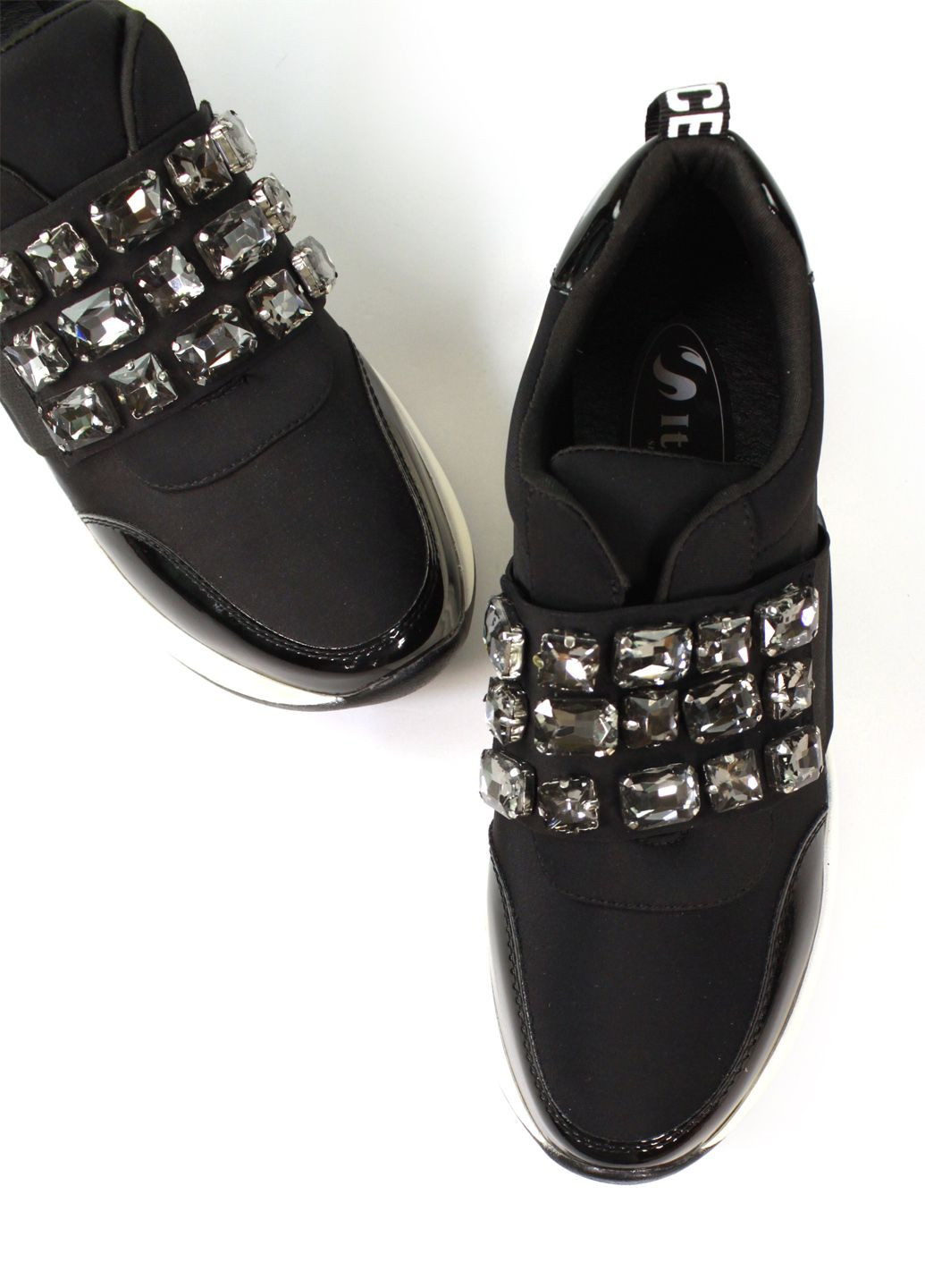 It-Girl Кросівки чорний з текстиль, — демісезон (322536989)